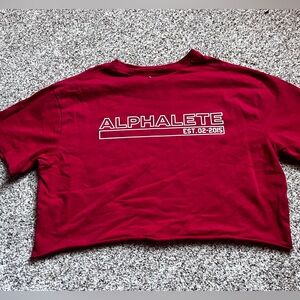 Alphalete Vibrant Red Lifestyle Tee